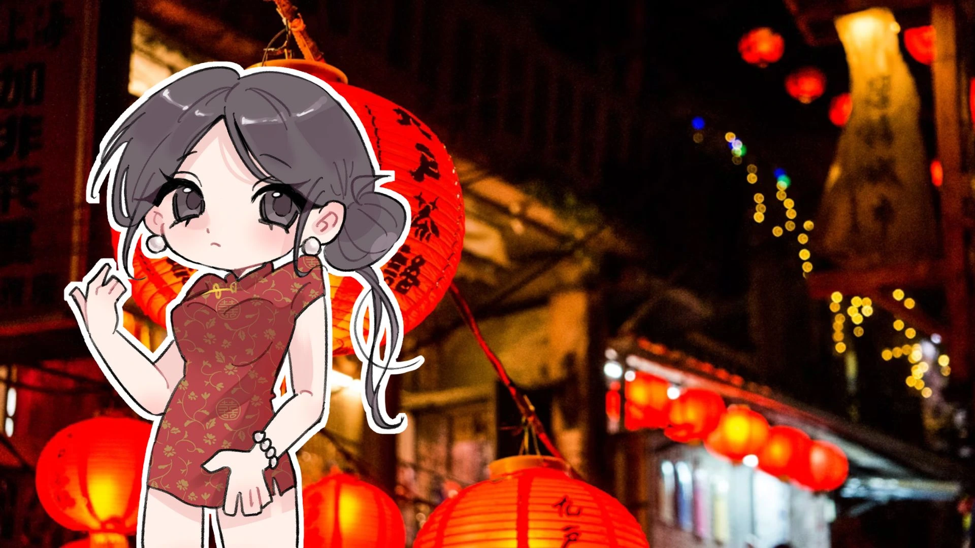 鏡遇旗袍 AR 辨識圖